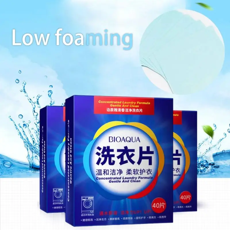 120pcs Efficient Laundry Soap New Formula Laundry Detergent Sheet, Nano Concentrated Wash Powder For Washing Machine Cleaning