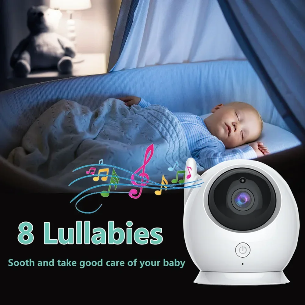 4.5 นิ้ว 2000mAh แบตเตอรี่ Baby Monitor กล้องวิดีโอ Two WAY Audio Intercom Auto Night Vision เด็กความปลอดภัยกล้อง Babysitte