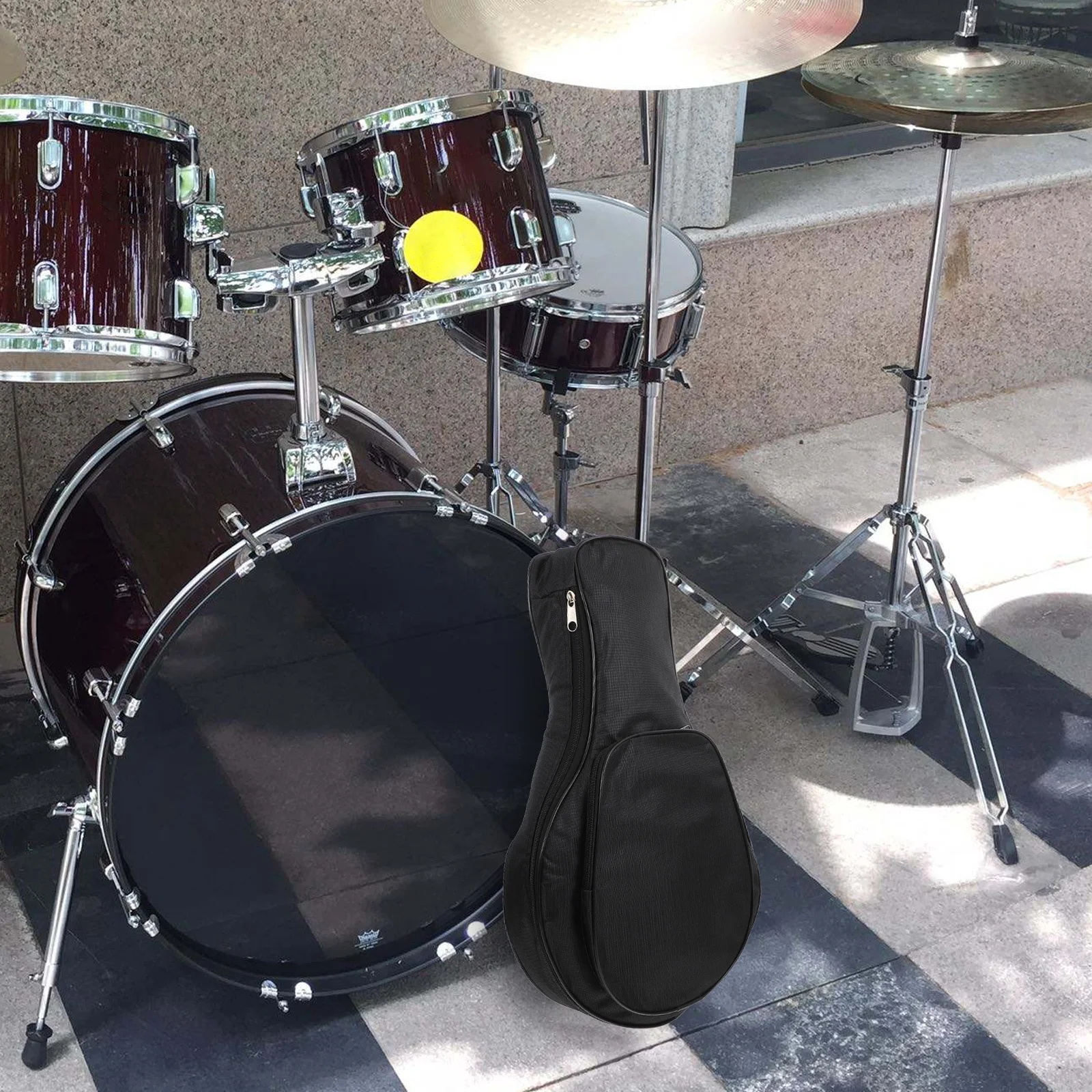 

Dump Storage Bag Pocket Dumb Drum Pad Cases Carrying Drumstick Percussion Accessories Oxford Cloth Multipurpose Instrument