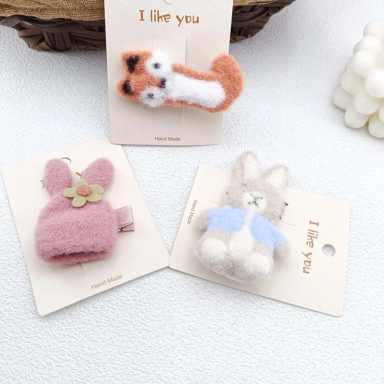 Cartoon-Haarspangen für Mädchen, handgefertigte Haarnadeln, Baby-Seitenklammer, niedliche Haaraccessoires für Neugeborene, Kinder-Haarhalter, Requisiten für Fotoshootings. – Detail 5