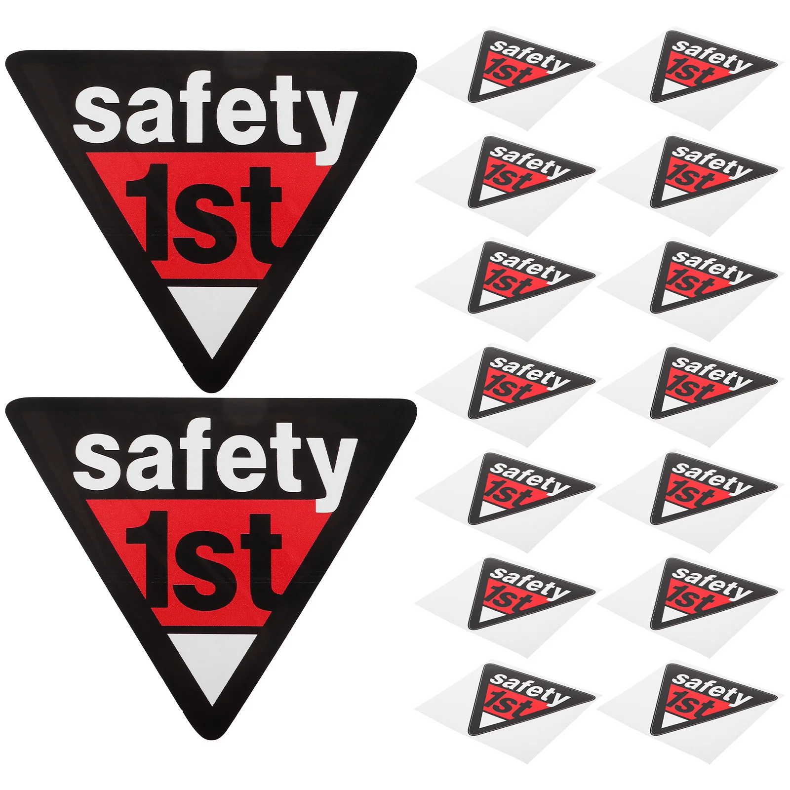 

20pcs Creative Car Stickers Vinyl Decals For Car Body Door Side Window Motorcycle Ebike Auto Safety Warning Signs Universal