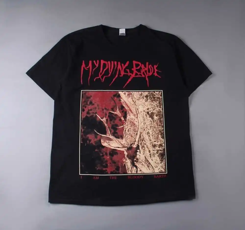 Vintage I Am The Bloody Earth My Dying Bride Shirt Black Unisex S-5XL LE440