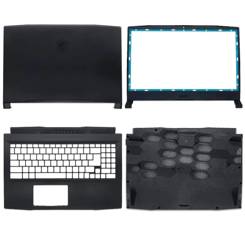 

NEW Laptop For MSI GF66 MS-1581 1582 Katana GF66 Series LCD Back Cover/Front Bezel/Palmrest/Bottom Case Black