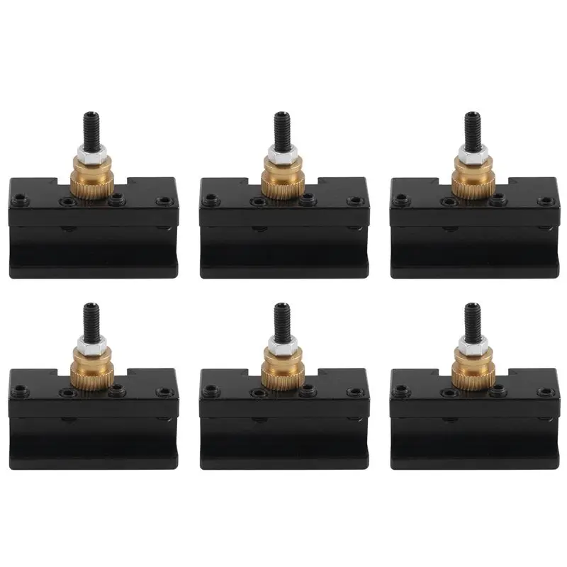 

6PCS Tooling Package Mini Lathe Quick Change Tool Post & Holders Multifid Tool Holder Fast-