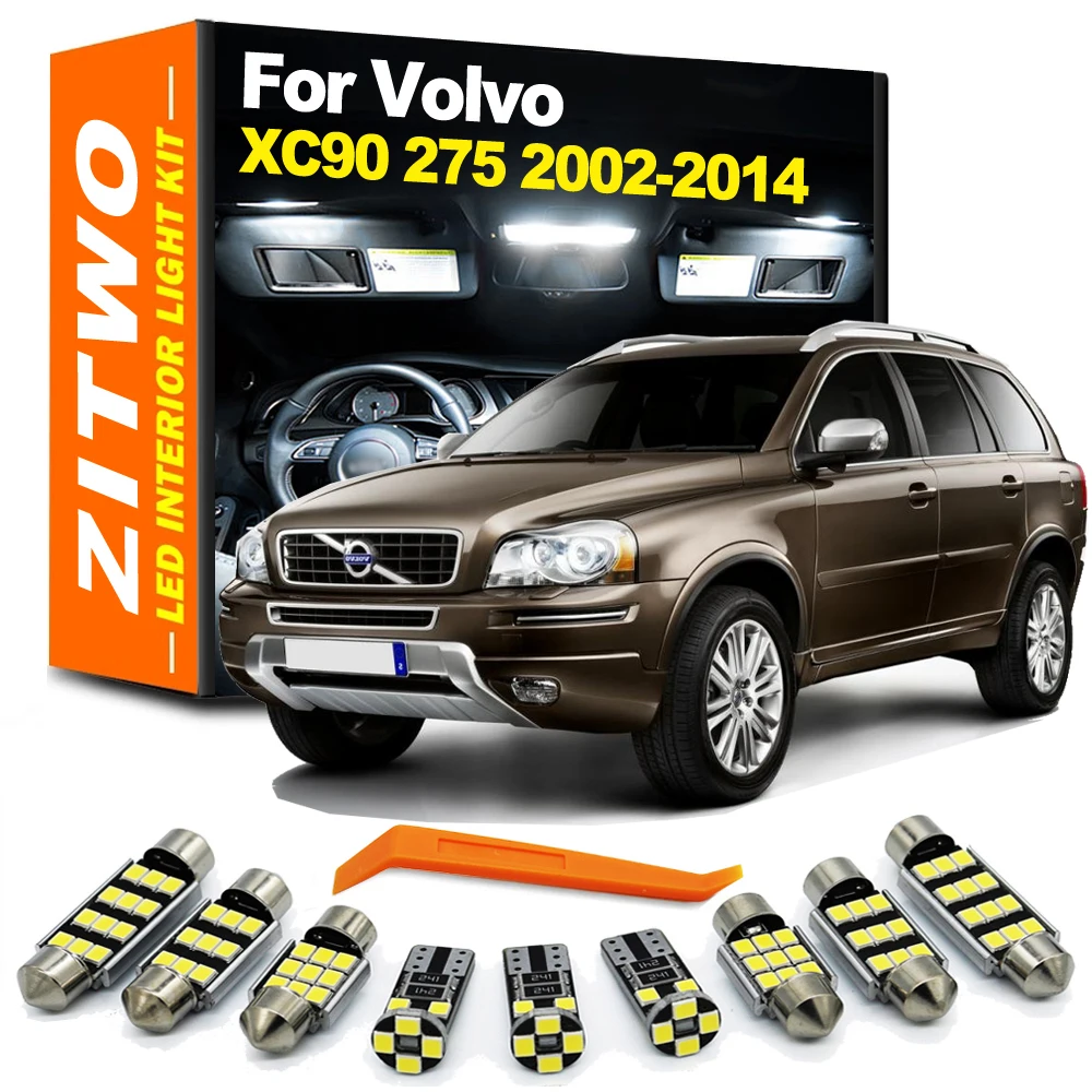 ZITWO 17Pcs Car Bulbs Accessories LED Interior Light Kit For Volvo XC90 MK1 275 2002- 2009 2010 2011 2012 2013 2014 Trunk Lamp