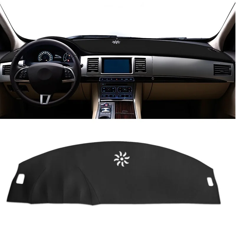 

LHD Dashboard Cover Non-Slip Dashmat Dash Mat Protective Pad Sunshade Car Interior Accessories For Jaguar XF 2008-2015