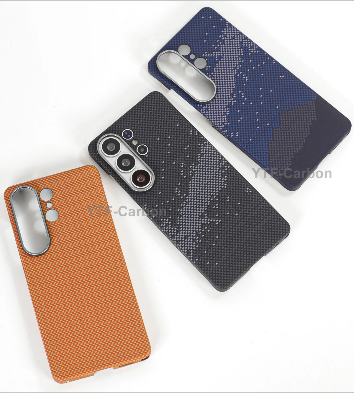 YTF-carbon Luxury Real Kevlar Case for Samsung Galaxy S26 Ultra/S26Plus/S26, Aramid Fiber Magnetic MagSafe Cover