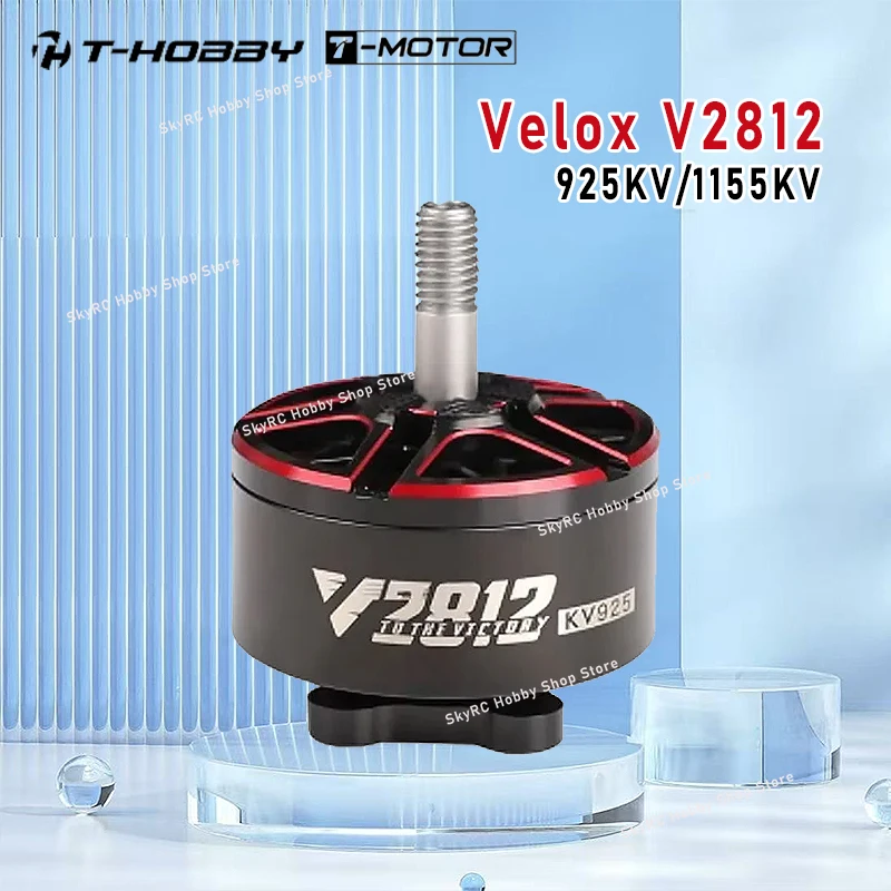 

T-MOTOR T-HOBBY Velox V2812 Brushless Motor, 28mm Stator 8S Low Vibration, CinemaCore Tech 925KV/1155KV for 7-8 Inch RC