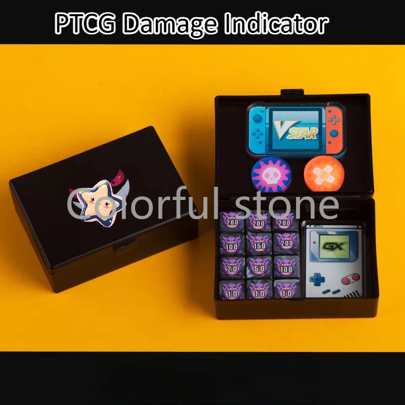 

PTCG Pokemon Anime Character Match Scoring Damage Counter Damage Indicator Double-sided Role-playing Game Gengar Vstar GX Board