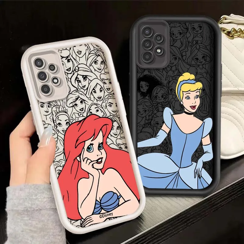 

Disney Beautiful Princess For Samsung A71 A52 A51 A34 A33 A22 A16 A15 A13 A04 A06 Note 20 Ultra 5G Eye Ladder Phone Case