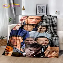 3D Printing Tom Hardy Actor Star Soft Plush Blanket,Flannel Blanket Throw Blanket for Living Room Bedroom Bed Sofa Picnic Cover