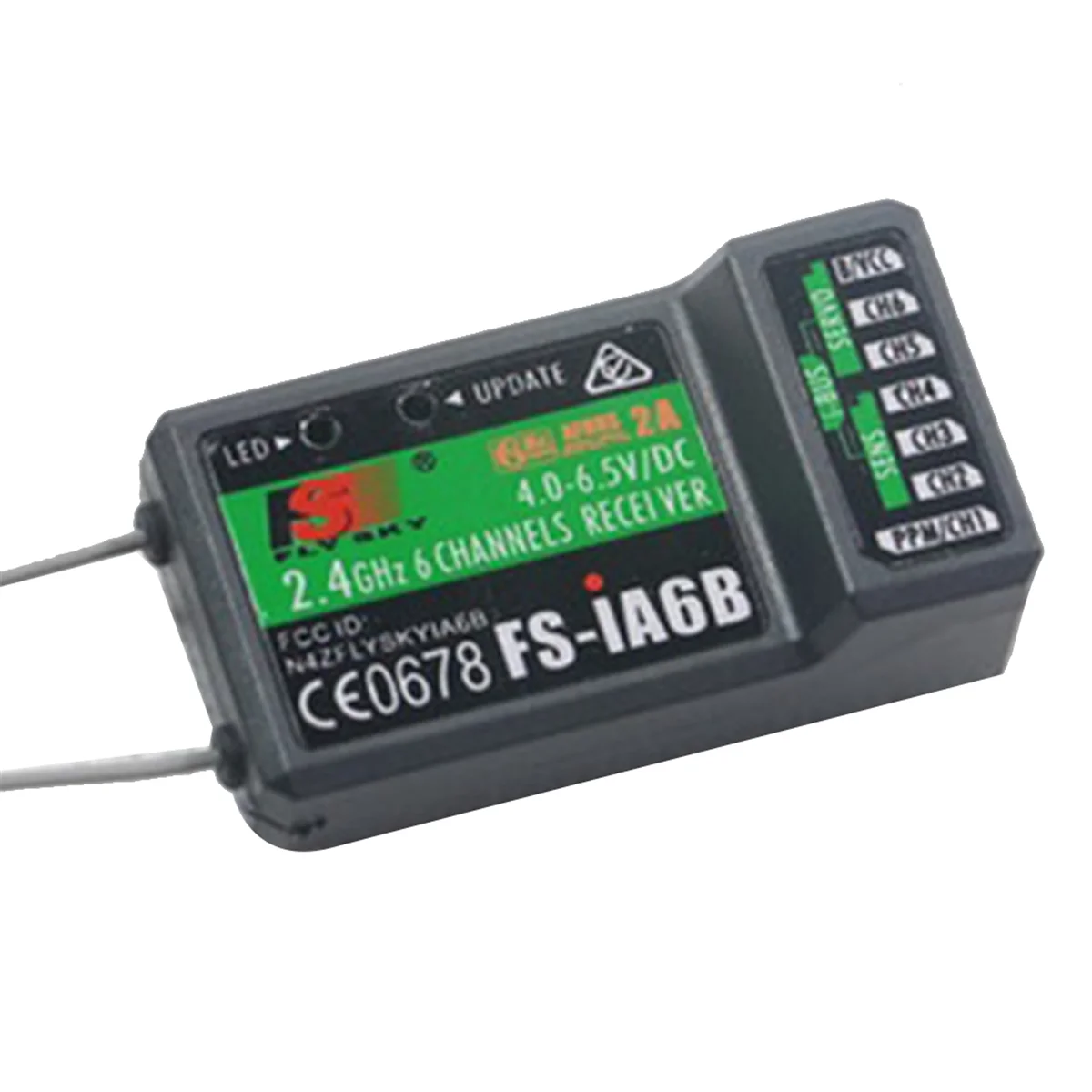 

Model Receiver Suitable for Flysky Fuse T6 I6 2.4G FS-IA6B 6-Channel Model Remote Controller Receiver ModelJADD