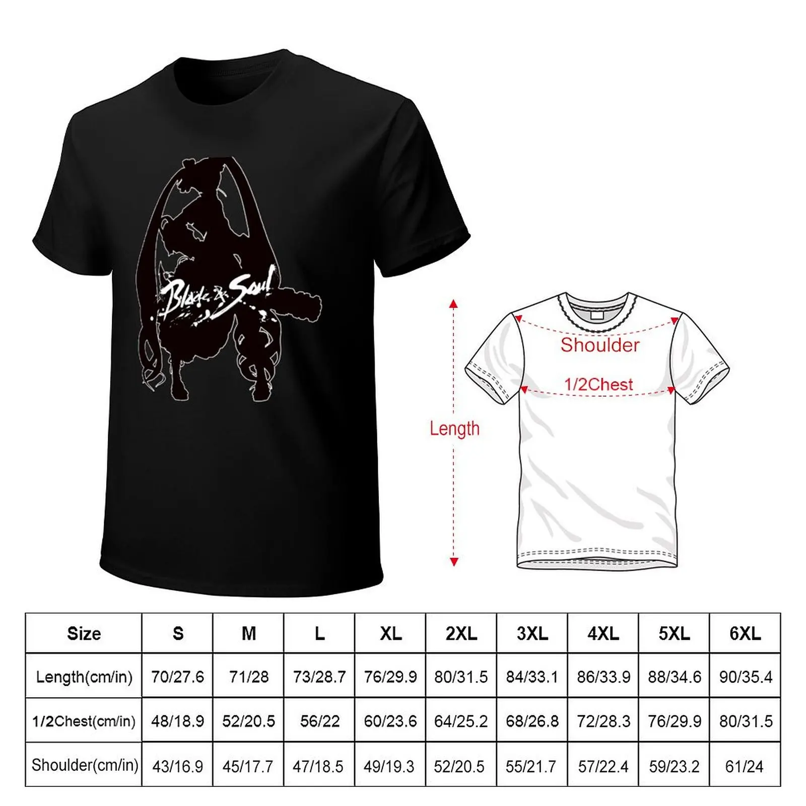 Blade And Soul - Po Hwa Ran ver.2 T-Shirt Summer Casual Loose T-Shirt