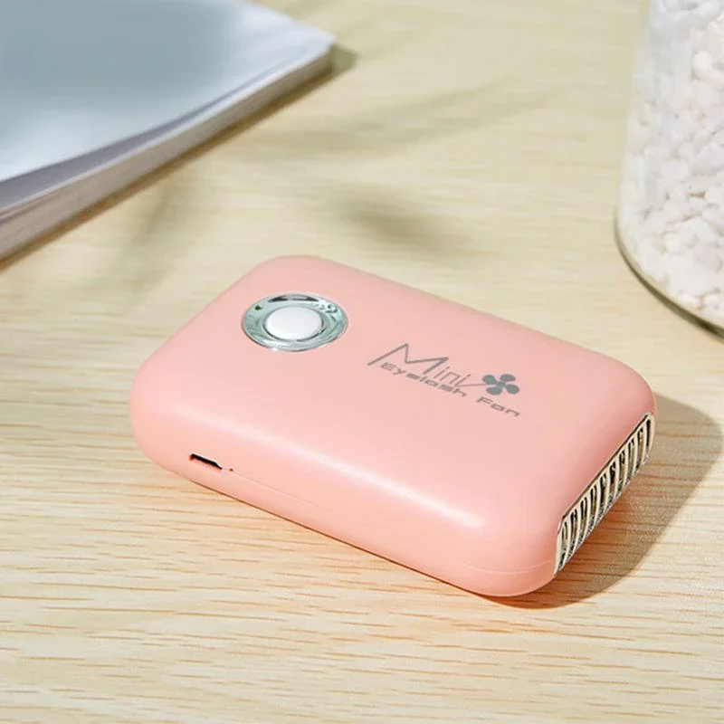 まつげファンブロワー 3段階風量調節 ポータブルエアコン まつげエクステドライヤー ミニ グラフト専用ドライヤー 接着剤