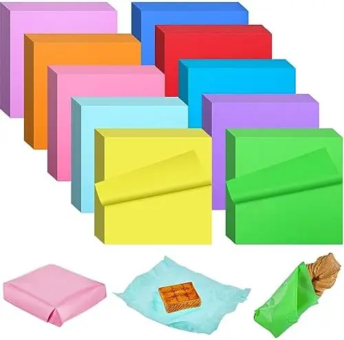 

Lincia 500 Pcs 12" Wax Paper Sheets - Oil Proof Food Wrapping for Bread, BBQ, Picnic, Party