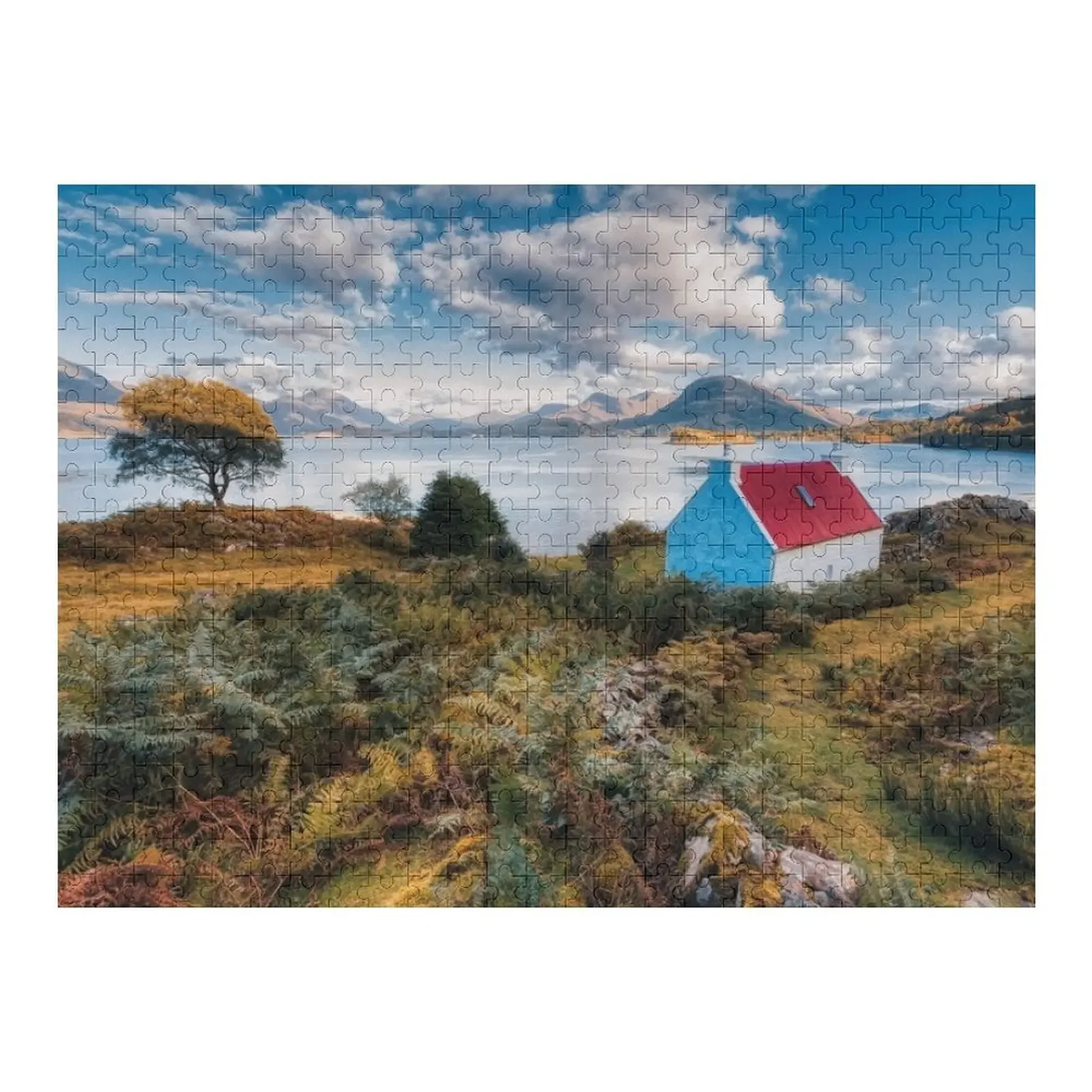 

Red Roofed Cottage Applecross Jigsaw Puzzle Christmas Gifts Personalized Name Personalized Puzzle