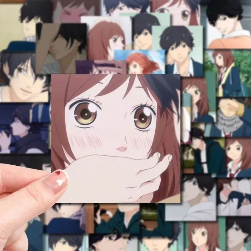 Blue Spring Ride Sticker Anime Waterproof Sticker 63 Piece Student Stationery Waterproof Children Supplies Mabuchi Kou