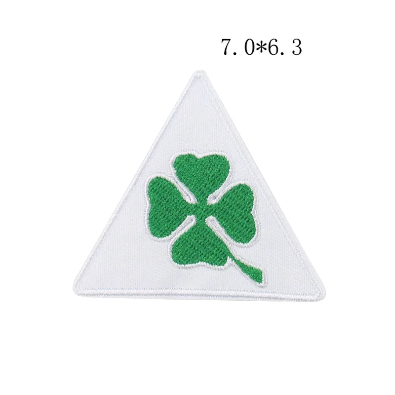 Lots of Maple Leaf Snowflake Four Leaf Clover Embroidery Badge Cloth DIY Sticker Shoe Hat Bag Ironing Decorative Sticker