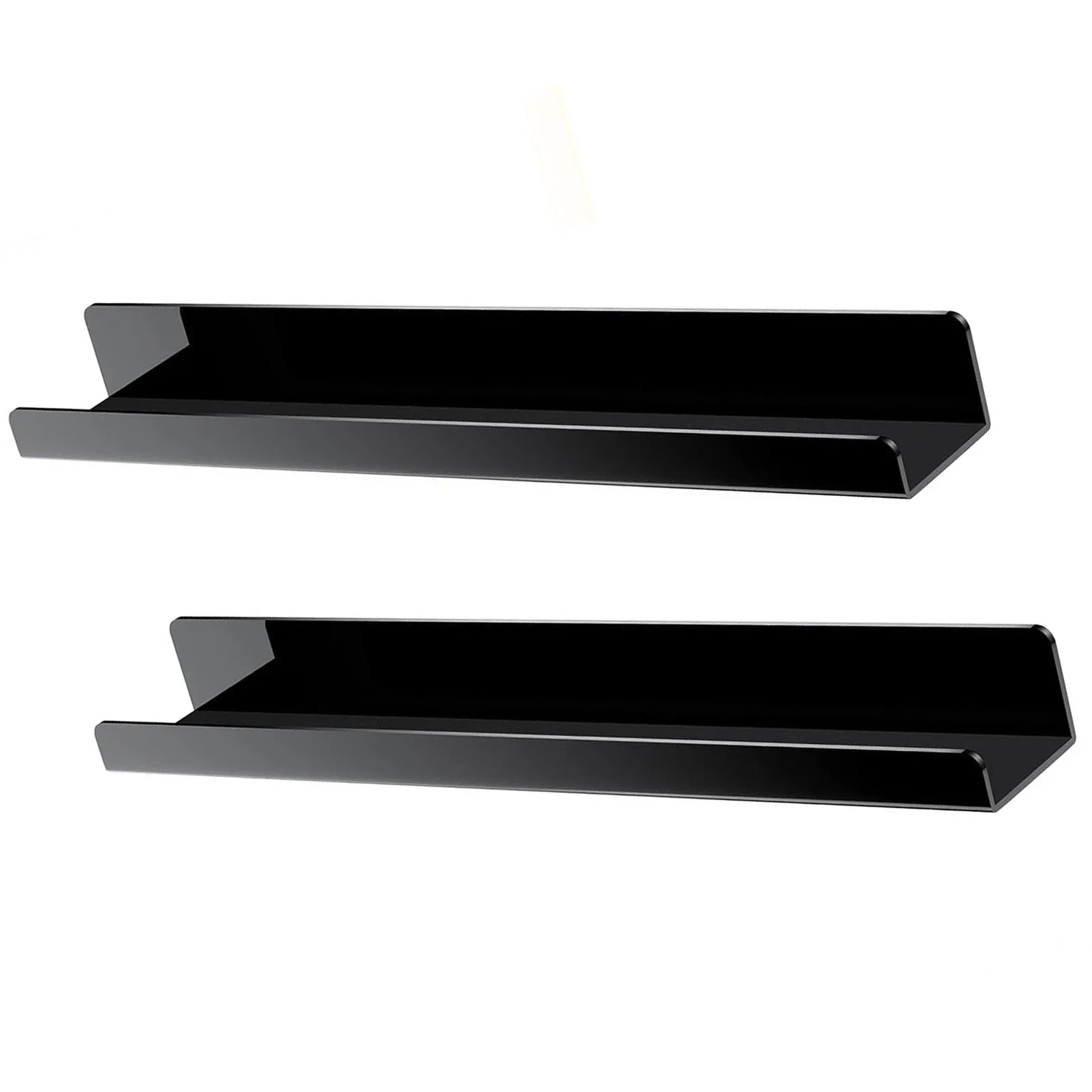 

2 Pcs Home Magnetic Books Rack Easy to Clean Multifunctional Shelves for Magnetically Attached Surface