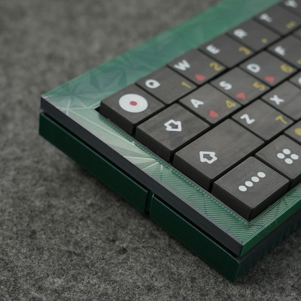 Tuozhu مجموعة لوحة المفاتيح الطباعة ثلاثية الأبعاد 40 تخطيط مجموعة لوحة المفاتيح الميكانيكية المخصصة الساخن مبادلة قارورة RGB الألعاب مكتب الملحقات هدية #6