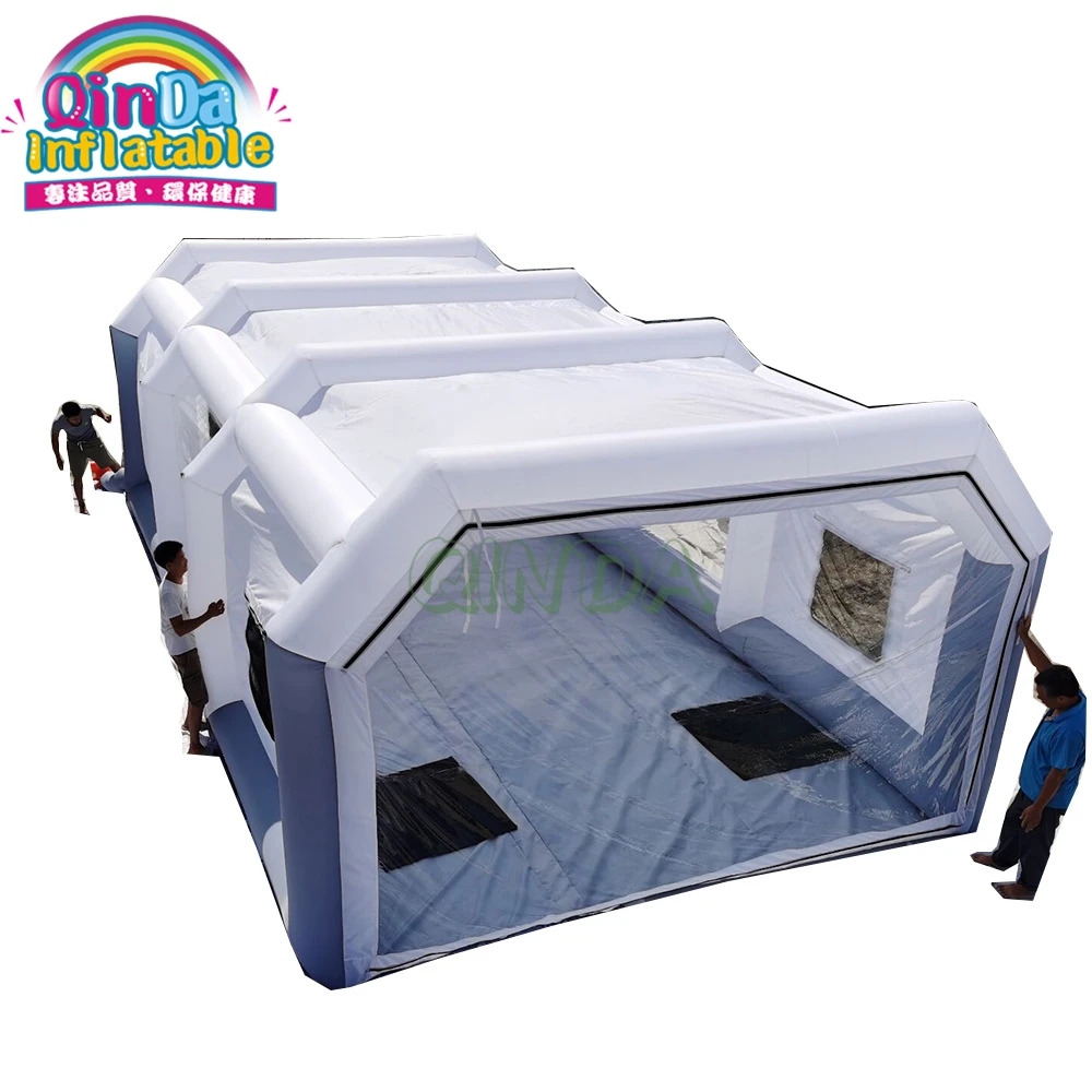 

Air Sealed Movable Inflatable Car Paint Spray Booth Inflatable Car Tent For Sale