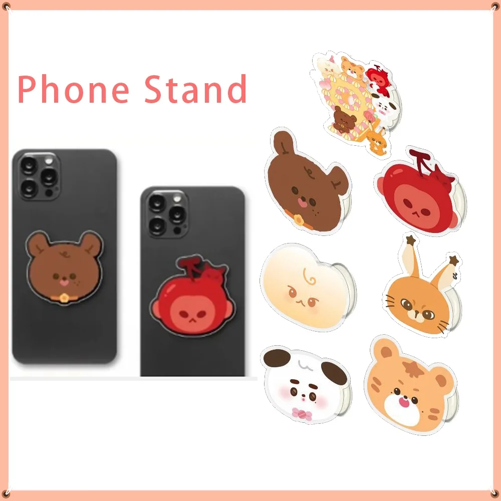 

5 см Kpop подставка для телефона BIG-MOONG-CHILL мультяшная милая акриловая растягивающаяся подставка для мобильного телефона HAECHAN YUTA JOHNNY подарок для фанатов