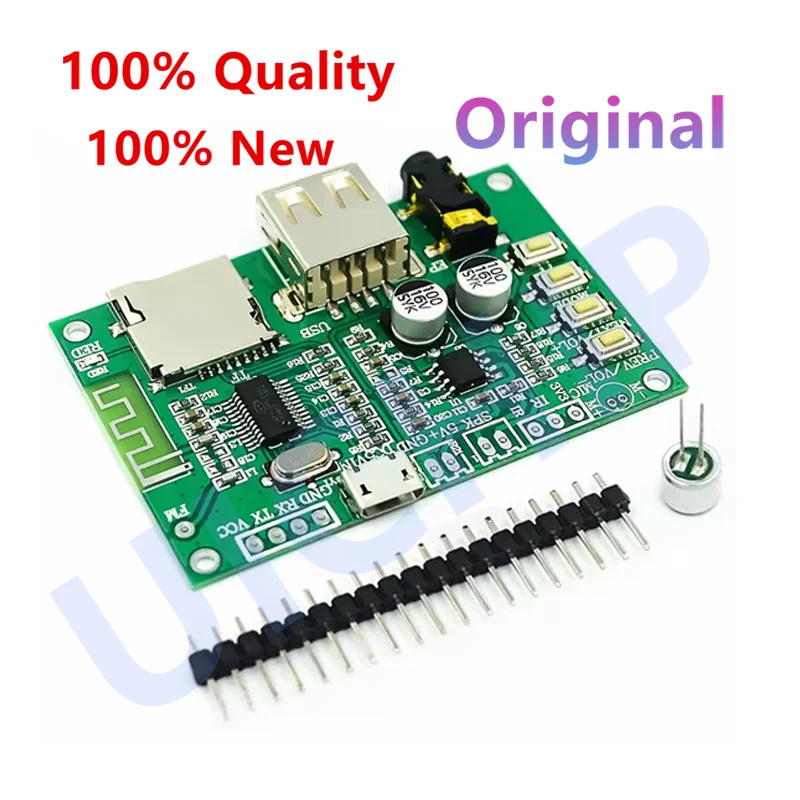 BT201 Dual Mode 5.0 Bluetooth Lossless Audio Power Amplifier Board Module Tf Card U Disk Ble Spp Serial Port Transparent Trans