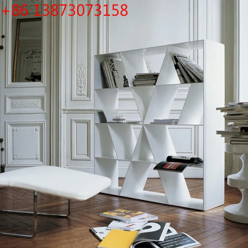 

Bookcase Creative Minimalist Antique Shelf Open Book Partition Display Stand