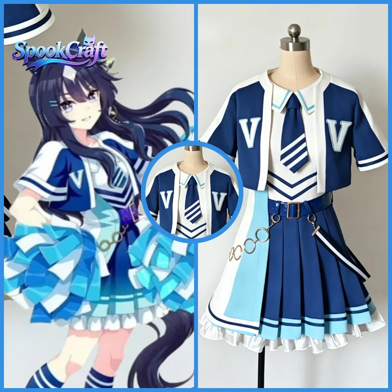 Verxina cosplay costume Uma Musume Verxina Cheerleader costume Three Sisters Outfit for Comic Con Halloween Party