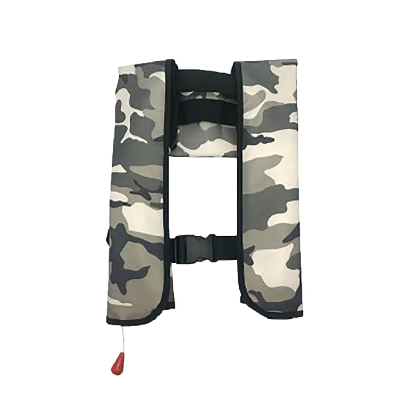 Professioneel visvest Automatisch opblaasbaar PFD-zwemvest, drijfvermogen 150N voor watersport Survival Jacket Rafting Varen