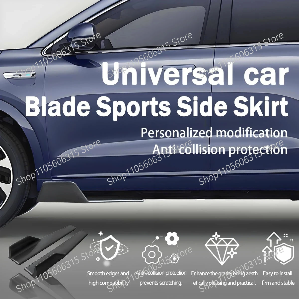 48cm Rear Bumper Splitter Apro - Car Accessories Lipa ulasan dan harga