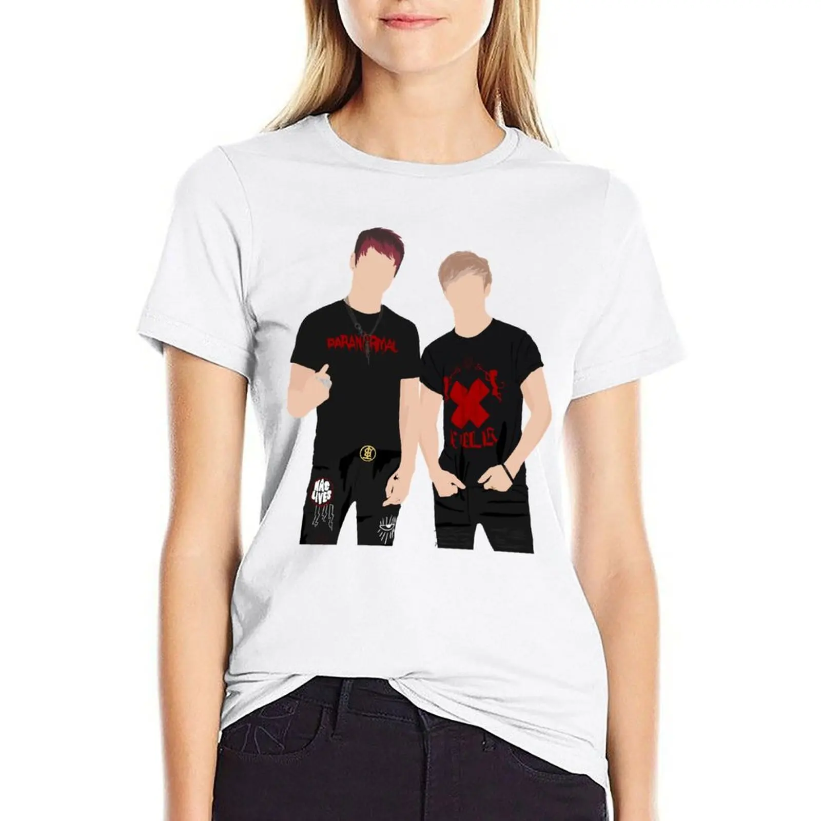 

Sam and Colby T-shirt cute tops shirts graphic tees t-shirt dress for Women plus size sexy