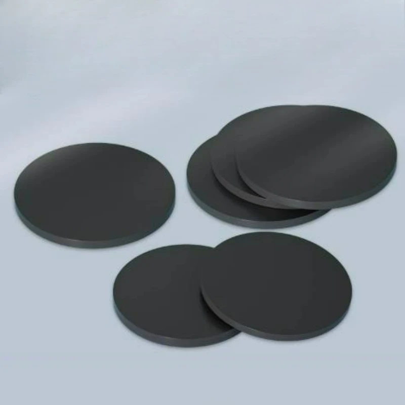 Diameter 60mm-100mm Black PP Circular Plastic Board Fish Tank Cover Plate Circular Ring Hard Plastic Disc Pad Thickness 1mm-20mm