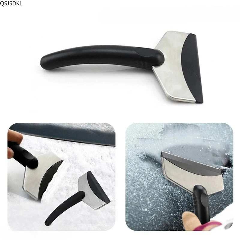 Car Ice Scraper Snow Removal Shovel Winter Windshield Window Snow Cleaning Scraping Tool Auto Ice Breaker Snow Shovel 1/2pc