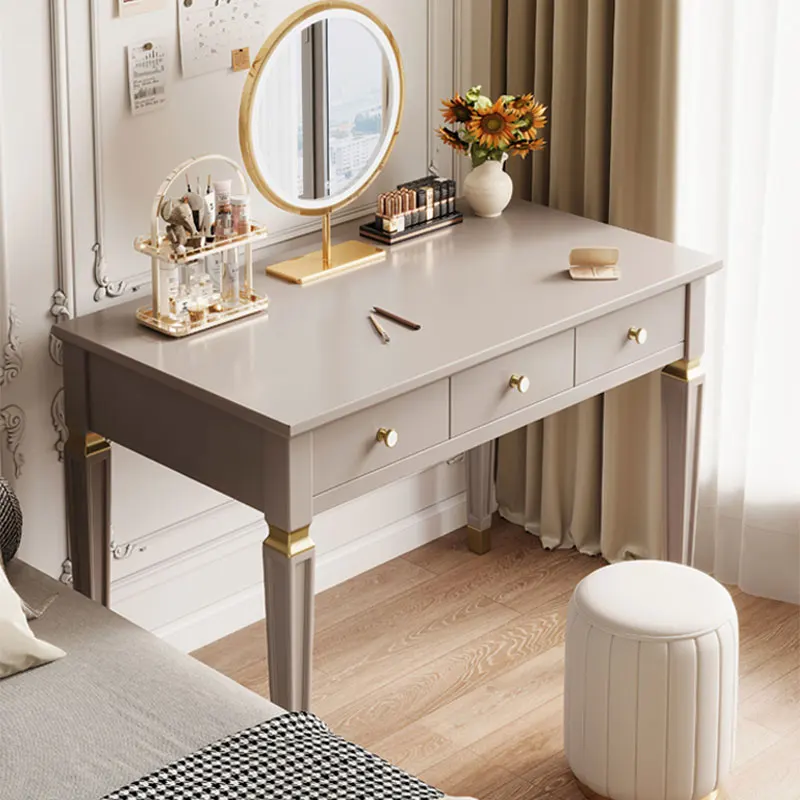 Items Nordic Modern Dressing Table Luxury Queen Bedroom Shelf Dressers Room Women Coiffeuse De Chambre Bedroom Furniture