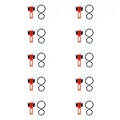 10 PCS Red