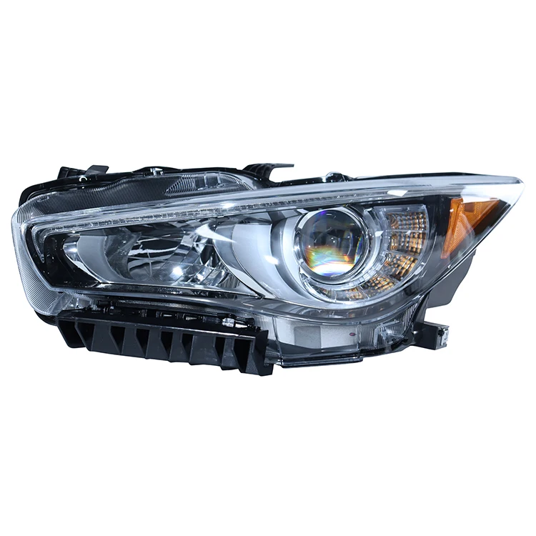 Car Exterior Accessories Headlamp Full LED Assy Composite for Infiniti Q50 2014-2017 Auto Headlamps Price of A Pair Left/Right