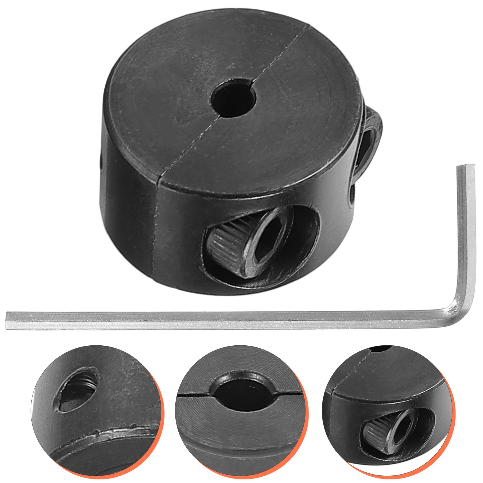 

Stainless Steel Shaft Clamp Ring For Office Chair Cylinder Replacement Durable Split Fixing Ring Clamping Collar Gaming