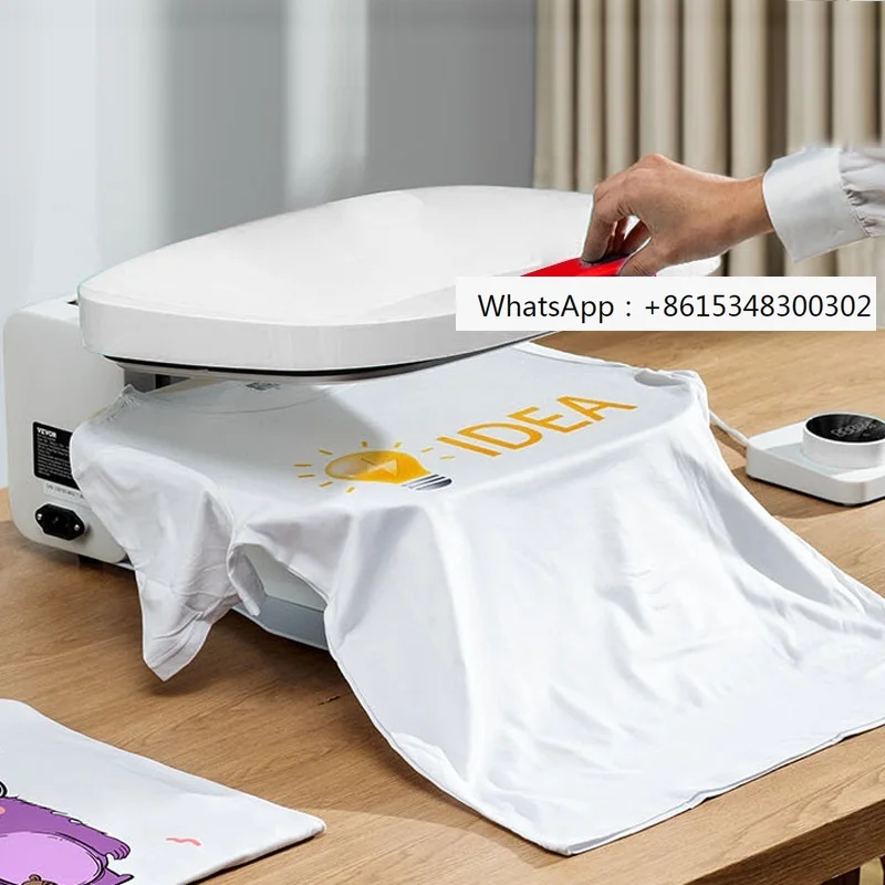 Freesub New Arrivals Full Automatic 29 X 38 Tshirt Heat Press Machine T Shirt logo printing machine for small business F380