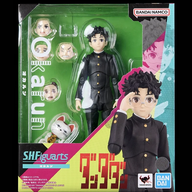 

Genuine Bandai Shf Anime Toy Dan Da Dan Series Male Lead Takakura Ken 14cm Movable Figurine Model Ornament Toy Gift