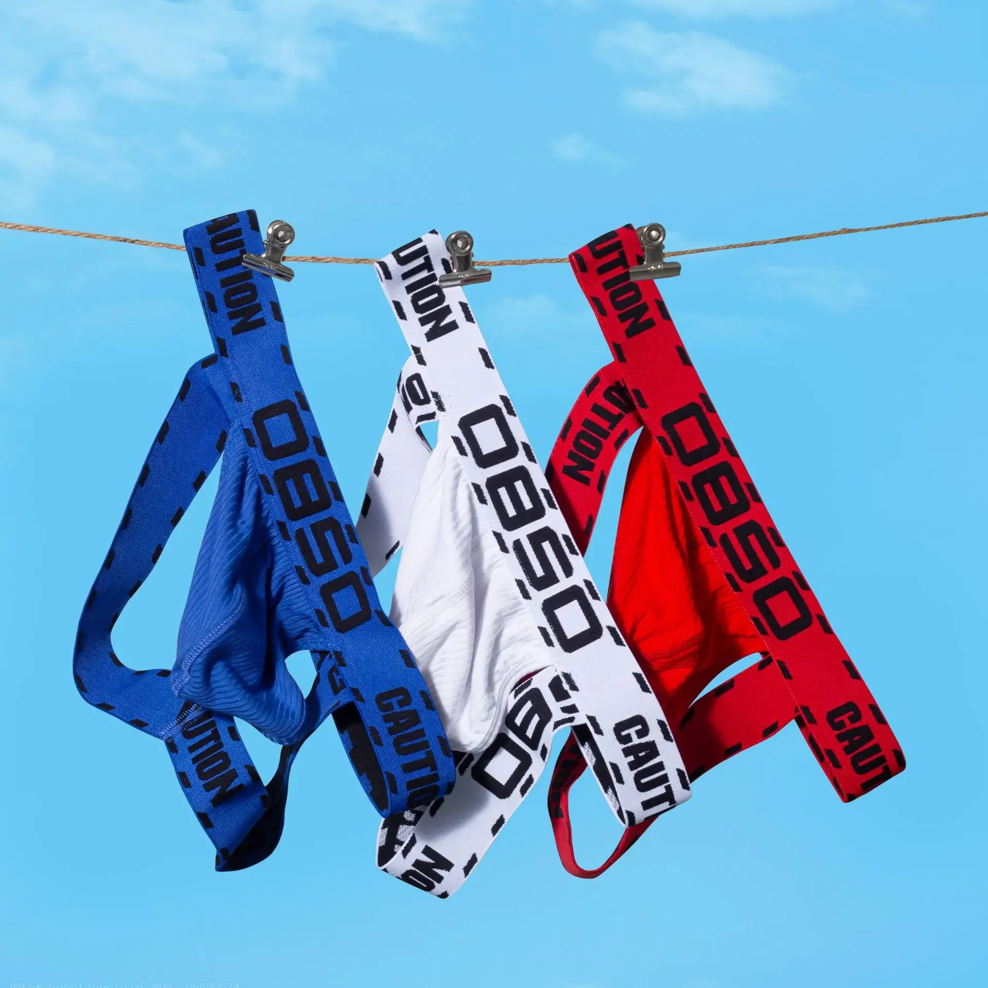 

0850 Low Waist G-shaped Pants with Raised Hips T-pants, Attackable Protruding Pocket Pants, T-pants BS3205