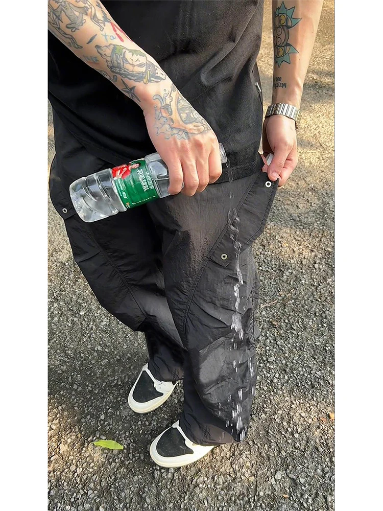 

Мужские летние тонкие водонепроницаемые брюки для походов, альпинизма и работы на открытом воздухе, быстросохнущие тактические шорты с прямыми штанинами