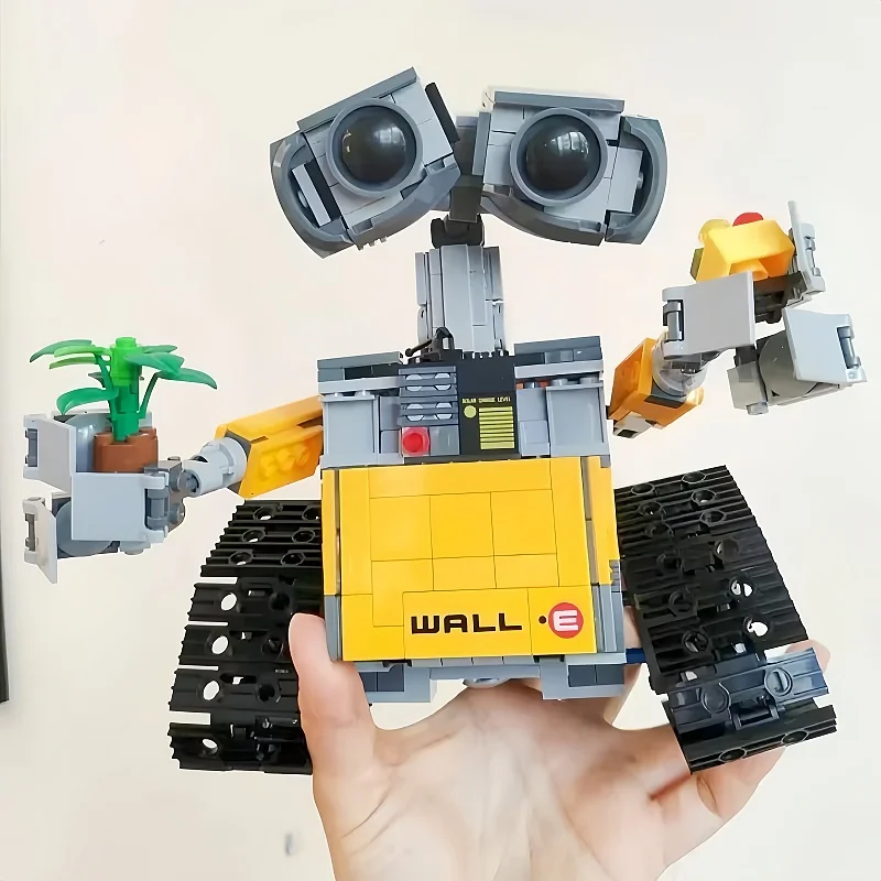 hot 687pcs Movie Wall.e Eva Robot Moc Diy Model Sets Classic Toys For Gift Model Children Alpinia Oxyphylla Assembly Model Gifts