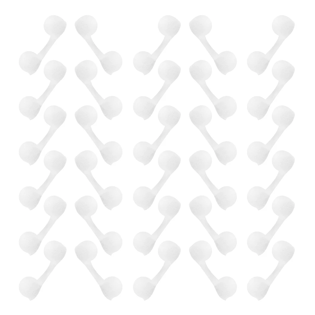 

100 Pcs Nose Filters Plugs Invisible Sponge Nasal Anti Haze Washable Nostril Dust Mask Protection Against Smells Spray Tanning