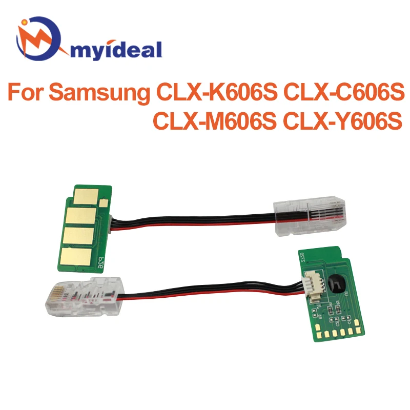 CLX-K606S CLX-C606S CLX-M606S CLX-Y606S Chip For Samsung CLX-9350nd 9358nd 9250dn 9252na 9258nd 9352 9358 Clx606 Cartridge Chips