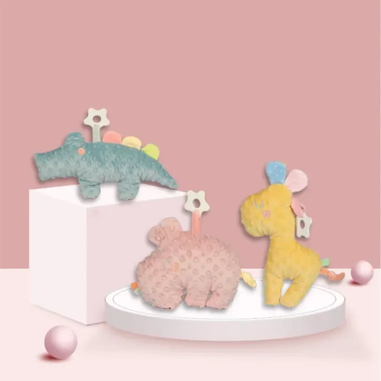 [Funny] Hippo Elephant crocodile Plush doll Toy Comforter soothing baby Toys Baby Stuffed Animals doll Christmas Gift For Kids