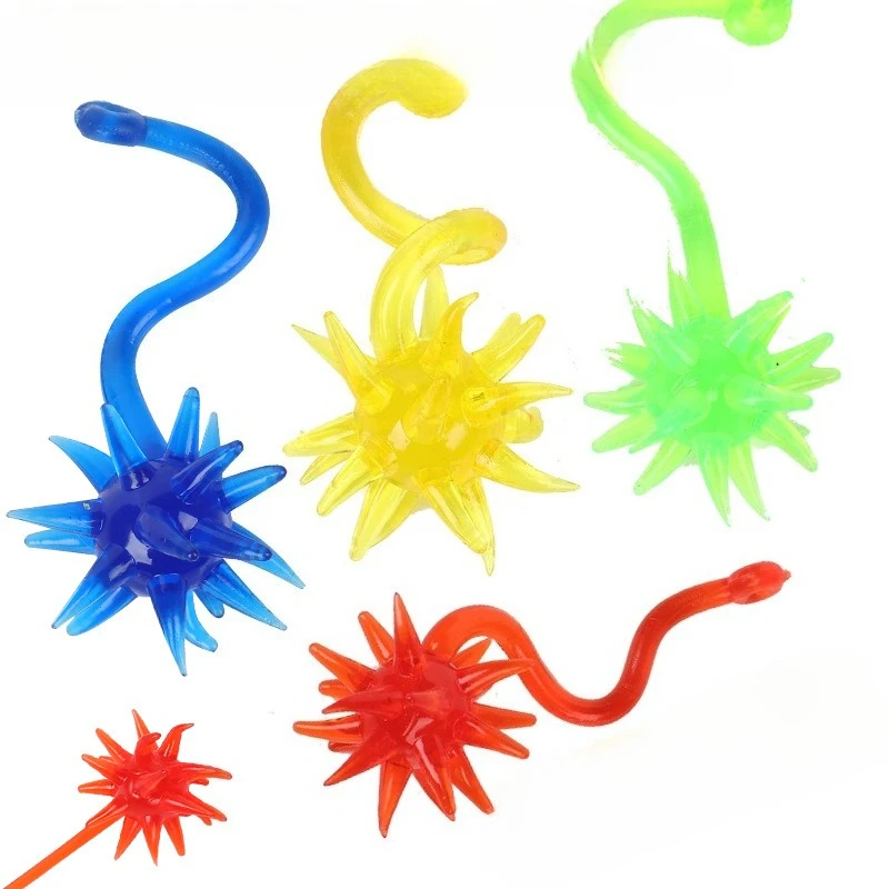 1 stücke Elastische Hammer Spielzeug Nostalgie Elastische Versenkbare Klebrige Hammer Kreative Trickster kinder Spielzeug Zufällige Farbe