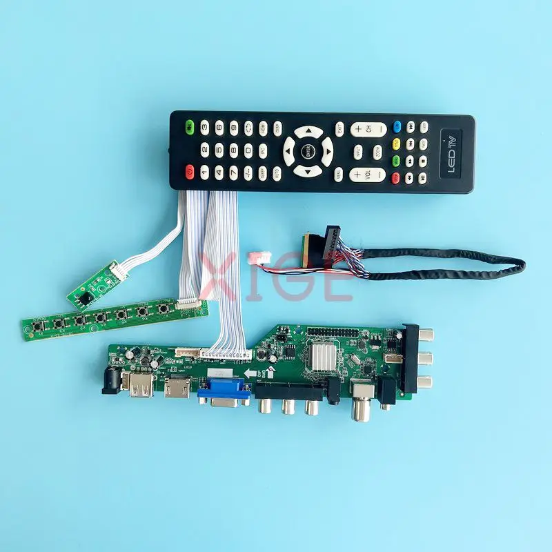 

Driver Controller Board Fit LTN140AT20 LTN140AT21 USB+DHMI+VGA+2AV 14" 40-Pin LVDS 1366*768 Kit Laptop Matrix DVB Digital Signal