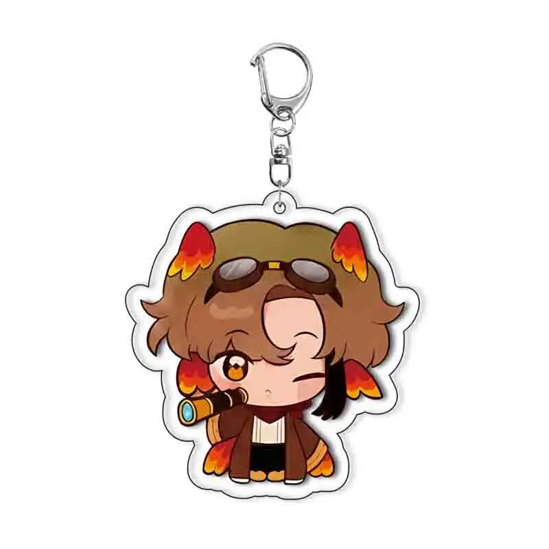 Unstable Universe MCYT SMP Acrylic Keychain Spoke Mapicc Wemmbu FlameFrags Chibi Keyring Backpack Pendant Fans Collectible Gift