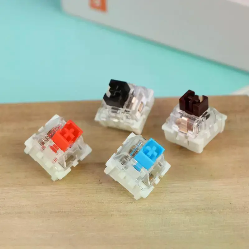 50Pcs 3 Pin Tactile Switch Plastic Keyboard Switch Keyboard Clicker Key Replacement For Electrical Equipment Tools